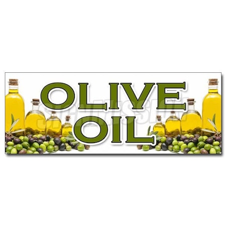 OLIVE OIL DECAL Sticker Extra Virgin Cooking Dinner Salad Mediterranean Cook